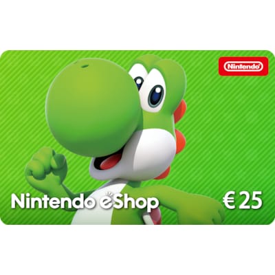 Nintendo günstig Kaufen-Nintendo eShop Guthaben 25€. Nintendo eShop Guthaben 25€ <![CDATA[• Anbieter/Vertragspartner: Nintendo of Europe GmbH • Guthaben/UVP: 25EUR • Produktart: Digitaler Code per E-Mail]]>. 