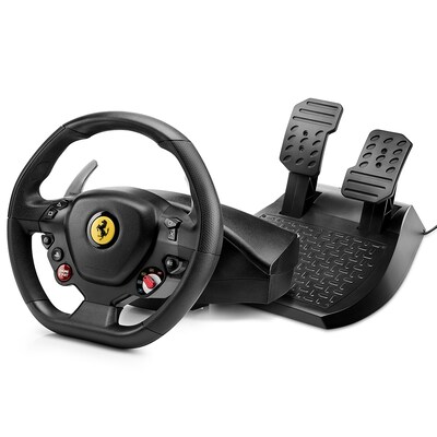 Master Edition günstig Kaufen-Thrustmaster Racing Wheel T80 Ferrari 488 GTB Edition. Thrustmaster Racing Wheel T80 Ferrari 488 GTB Edition <![CDATA[• Lenkrad- und Pedale-Set • für PC, PS4 und PS5]]>. 