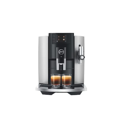 in den  günstig Kaufen-JURA E8 Platin (EC) Kaffeevollautomat. JURA E8 Platin (EC) Kaffeevollautomat <![CDATA[• Neues Farbdisplay mit 2,8 Zoll mit Smart Mode • Insgesamt 17 verschiedene Spezialitäten • CLARIS Smart+ liefert perfekte Wasserqualität • Hochwertige Tassenp