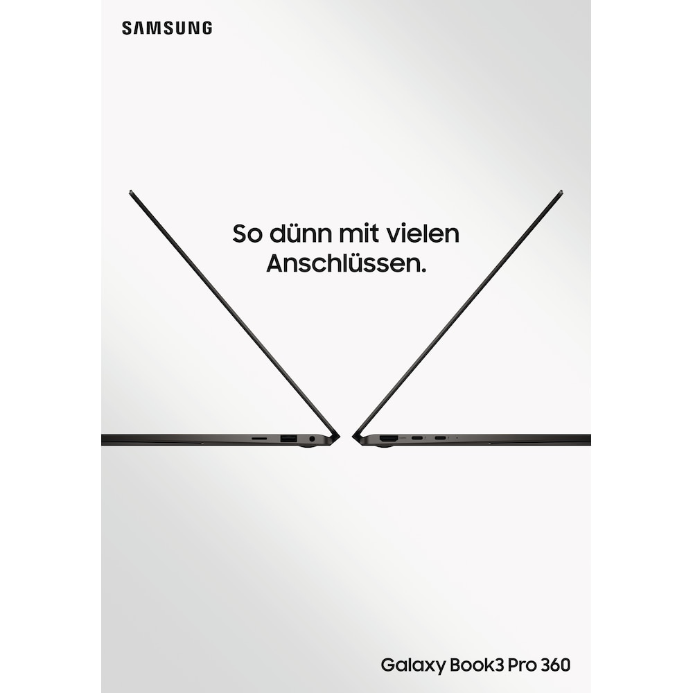 SAMSUNG Galaxy Book3 Pro 360 NP960QFG-KA3DE i5-1340P 8GB/512GB SSD 16" WQXGA+