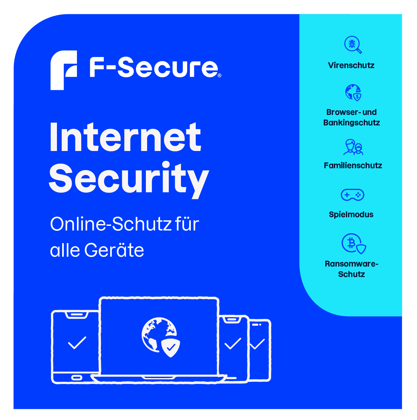 F-Secure Internet Security 1 Jahr / 1 Ger&auml;t - ESD