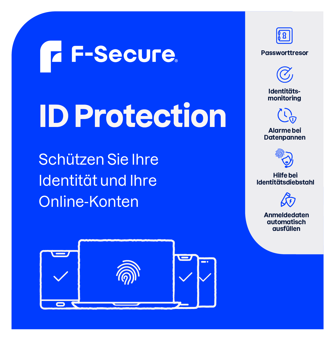 F-Secure ID Protection 5 Ger&auml;te 1 Jahr ESD