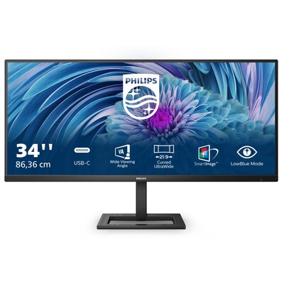 drip.line günstig Kaufen-Philips E-Line 346E2LAE 86,4cm (34") WQHD Monitor 21:9 HDMI/DP/USB-C PD65W 100Hz. Philips E-Line 346E2LAE 86,4cm (34") WQHD Monitor 21:9 HDMI/DP/USB-C PD65W 100Hz <![CDATA[• Energieeffizienzklasse: F • Größe: 86,4 cm (34 Zoll) 21:9, Auflösu