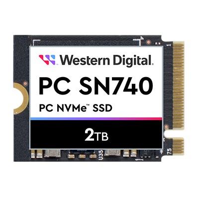 Sandisk WD PC SN740 NVMe SSD 2 TB M.2 2230 PCIe 4.0 | 04009445023007