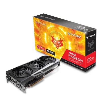 Sapphire  AMD Radeon RX 6700 XT OC Nitro+ Gaming Grafikkarte mit 12GB GDDR6 | 04895106293014