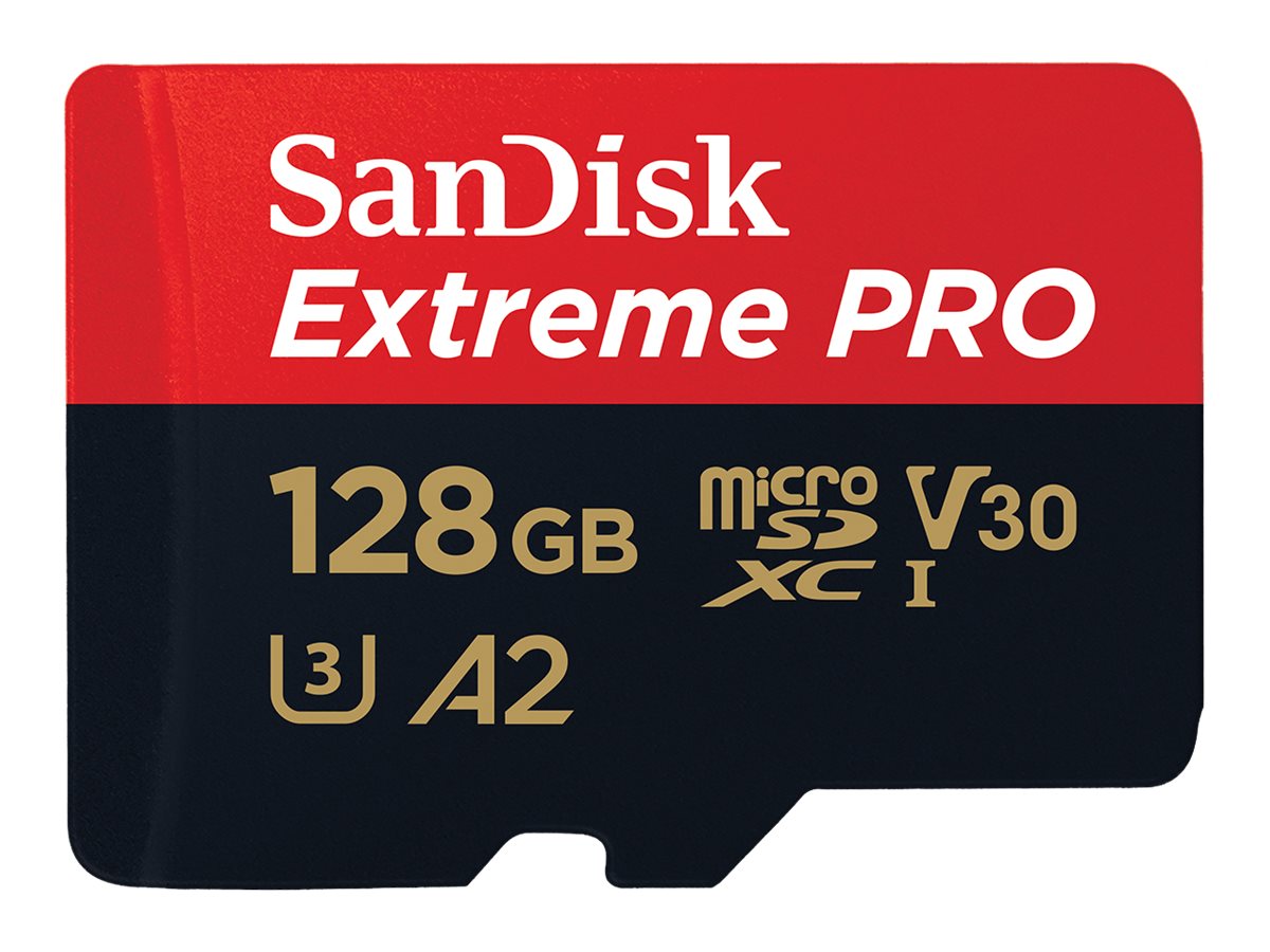 SanDisk Extreme Pro 128 GB microSDXC UHS-I-Speicherkarte bis 200 MB/s