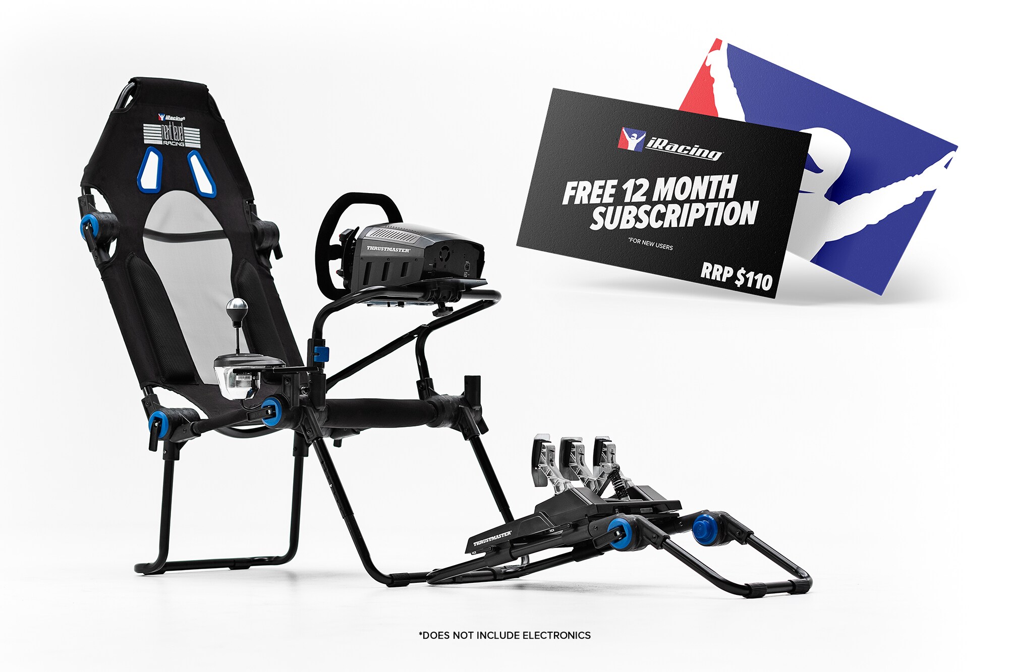 Next Level Racing F-GT Lite Formula GT Foldable Simulator Cockpit iRacing Edit.