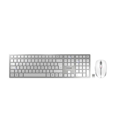 kabellose Maus günstig Kaufen-Cherry DW 9100 SLIM Kabellose Maus-Tastaturkombination weiß. Cherry DW 9100 SLIM Kabellose Maus-Tastaturkombination weiß <![CDATA[• Kabellos, 2,4GHz, 10 m Reichweite • Tastatur-Layout: deutsch, Tastatur-Nummernblock integriert • 6 Maustast