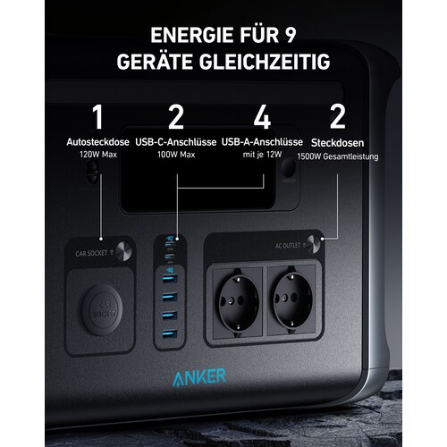 Anker 757 Tragbare Power Station Solargenerator
