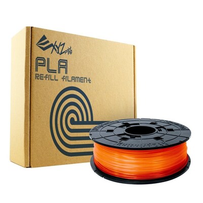 600 x günstig Kaufen-XYZprinting PLA-Filament, 1,75 mm, 600 g, orangerot, Nachfüllpackung. XYZprinting PLA-Filament, 1,75 mm, 600 g, orangerot, Nachfüllpackung <![CDATA[• PLA-Filament zur Verarbeitung in 3D-Druckern (Nachfüllpackung) • Empfohlene Drucktemperatu