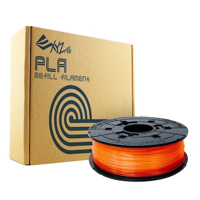 3D Printing günstig Kaufen-XYZprinting PLA-Filament, 1,75 mm, 600 g, orangerot, Nachfüllpackung. XYZprinting PLA-Filament, 1,75 mm, 600 g, orangerot, Nachfüllpackung <![CDATA[• PLA-Filament zur Verarbeitung in 3D-Druckern (Nachfüllpackung) • Empfo