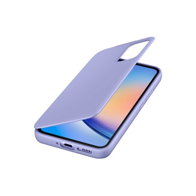 Hell Blau günstig Kaufen-Samsung Smart View Wallet Case EF-ZA346 für Galaxy A34 (5G), Hellblau. Samsung Smart View Wallet Case EF-ZA346 für Galaxy A34 (5G), Hellblau <![CDATA[• Passend für Samsung Galaxy A34 • Material: Polyurethan • Schutz des Rahmens, der Rück