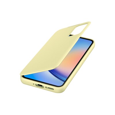 Mate X günstig Kaufen-Samsung Smart View Wallet Case EF-ZA346 für Galaxy A34 (5G), Hellgrün. Samsung Smart View Wallet Case EF-ZA346 für Galaxy A34 (5G), Hellgrün <![CDATA[• Passend für Samsung Galaxy A34 • Material: Polyurethan • Schutz des Rahmens,