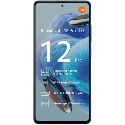 Xiaomi Redmi Note 10 günstig Kaufen-Xiaomi Redmi Note 12 Pro 5G 6/128GB Dual-SIM Smartphone sky blue EU. Xiaomi Redmi Note 12 Pro 5G 6/128GB Dual-SIM Smartphone sky blue EU <![CDATA[• Farbe: hellblau • 2,6 GHz MediaTek Dimensity 1080 Octa-Core-Prozessor • 50 Megapixel Hauptkamera mit 