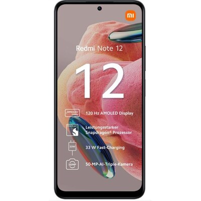 CT 1 günstig Kaufen-Xiaomi Redmi Note 12 4/128GB Dual-SIM Smartphone onyx gray EU. Xiaomi Redmi Note 12 4/128GB Dual-SIM Smartphone onyx gray EU <![CDATA[• Farbe: anthrazit • 2,8 GHz Snapdragon 6225 pro Octa-Core-Prozessor • 50 Megapixel Hauptkamera mit optischer Bilds