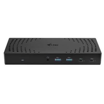 ck in günstig Kaufen-i-tec USB-C Tripple-4K Docking Gen2 + 100W PD. i-tec USB-C Tripple-4K Docking Gen2 + 100W PD <![CDATA[• 4K USB-C Docking • Power delivery: 100W • 2x DisplayPort und 3x HDMI • 4x USB-A, 2x USB-C]]>. 