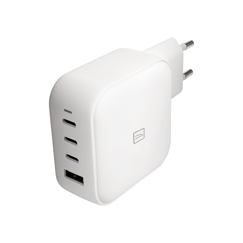 Tucano 100W GAN USB WALL CHARGER, Wandladegerät mit EU-Stecker, weiss