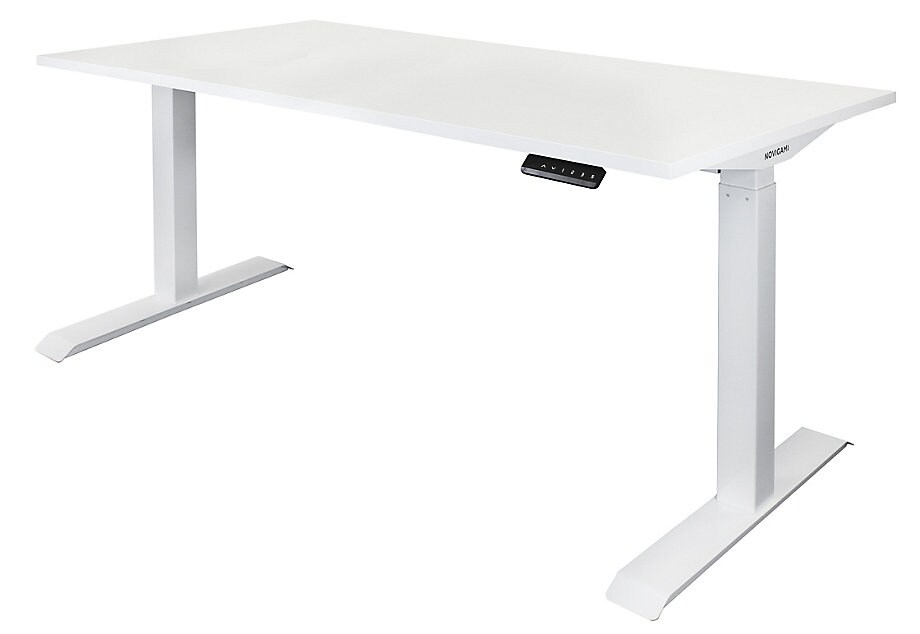 NOVIGAMI Schreibtisch elektrisch h&ouml;henverst. Ototo wei&szlig; BxT 1600x800mm Wei&szlig;