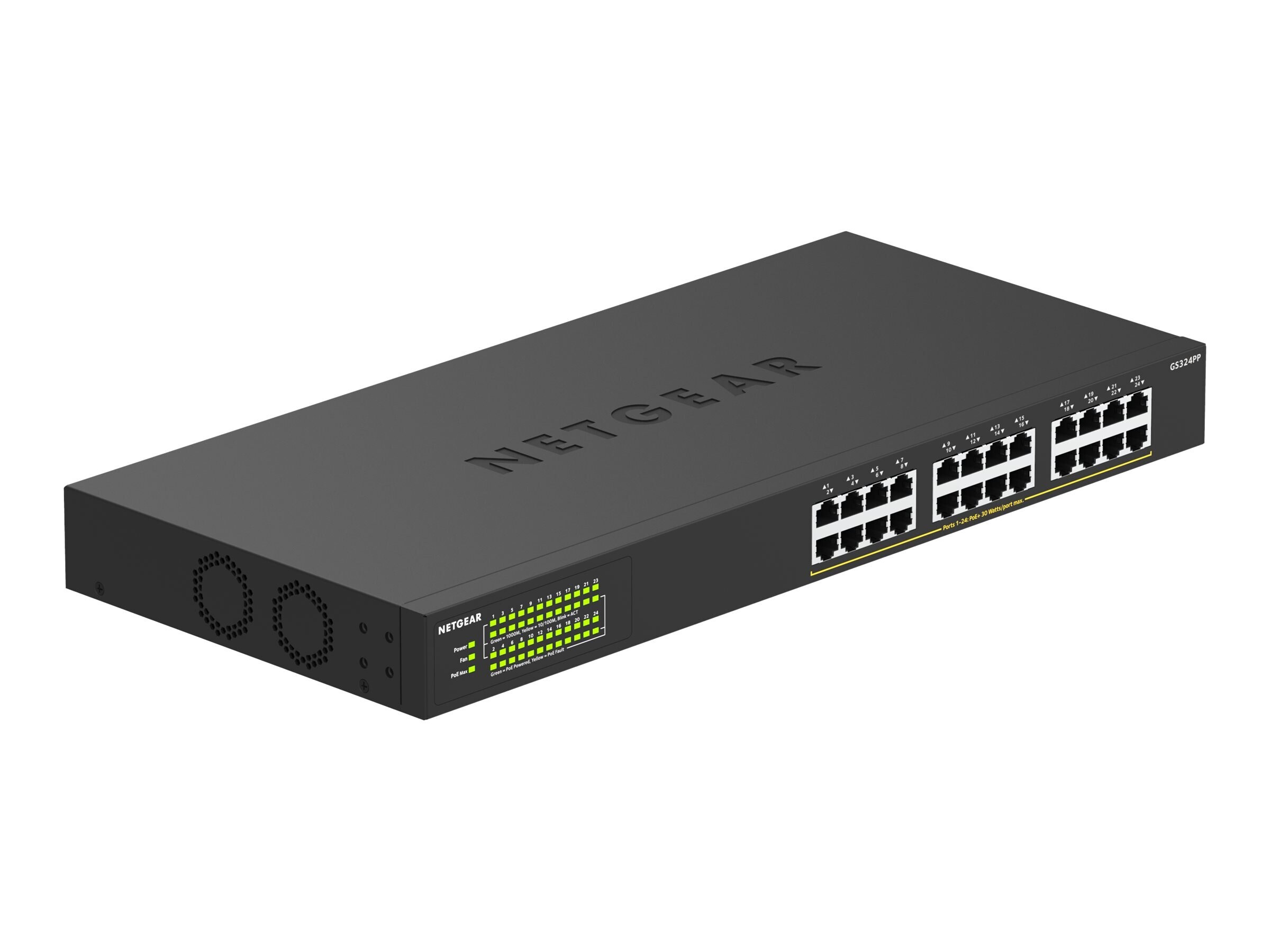 Netgear GS324PP - Switch - unmanaged - 24 x 10/100/1000 (PoE+)