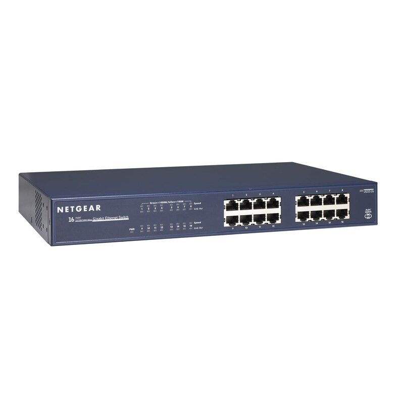 Netgear JGS516v2 - Switch - unmanaged - 16 x 10/100/1000