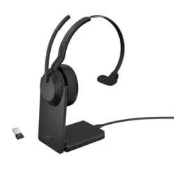 Jabra Evolve2 55 UC Mono USB Headset schwarz USB-A Ladestation