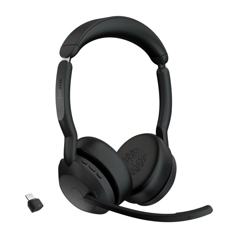 Jabra Evolve2 55 UC Stereo USB Headset schwarz USB-C