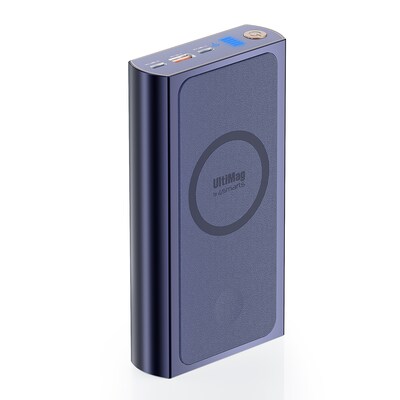 Minute FG günstig Kaufen-4smarts Powerbank Graphene Pro UltiMag 24000mAh 240W, kobalt. 4smarts Powerbank Graphene Pro UltiMag 24000mAh 240W, kobalt <![CDATA[• Kapazität: 24000 mAh • In nur 90 Minuten selbst voll aufgeladen • Kabelloses laden mit MagSafe kompatiblen Zubehö