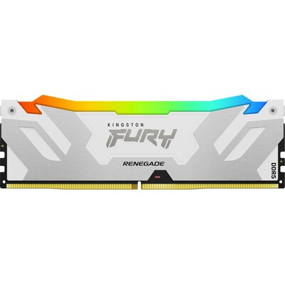 32 x günstig Kaufen-16GB (1x16GB) KINGSTON FURY Renegade RGB White DDR5-6400 CL32 RAM Speicher. 16GB (1x16GB) KINGSTON FURY Renegade RGB White DDR5-6400 CL32 RAM Speicher <![CDATA[• 16 GB (RAM-Module: 1 Stück) • DDR5-RAM 6400 MHz • CAS Latency (CL) 32 • Anschluss:28