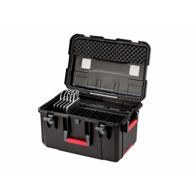 ck in günstig Kaufen-PARAT Paraproject Case CC16 CargoCase TwinCharge, USB-C®, ohne Kabel, schwarz. PARAT Paraproject Case CC16 CargoCase TwinCharge, USB-C®, ohne Kabel, schwarz <![CDATA[• Kofferdeckel mit Noppenschaum • Korpus mit Twincharge Ladeeinheit mit USB