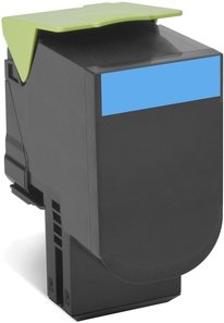 Lexmark 802XC R&uuml;ckgabe-Toner Cyan f&uuml;r ca. 4.000 Seiten