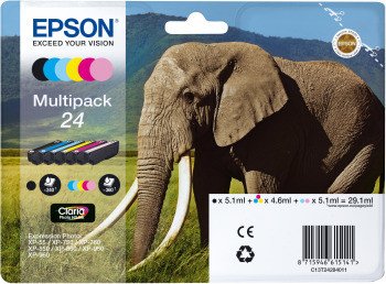 Epson C13T24284010 Druckerpatrone 24 (6 Farben) Multipack