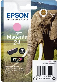 Epson Original Druckerpatrone 24 / T2426 Light Magenta