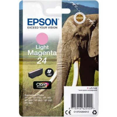 Epson Original Druckerpatrone 24 / T2426 Light Magenta