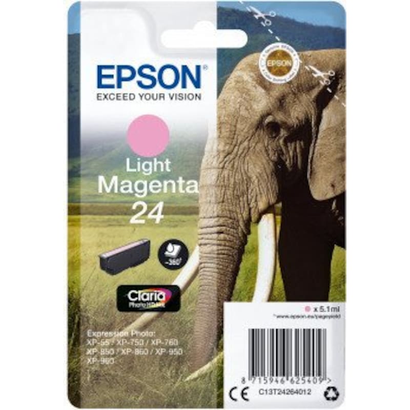Epson Original Druckerpatrone 24 / T2426 Light Magenta