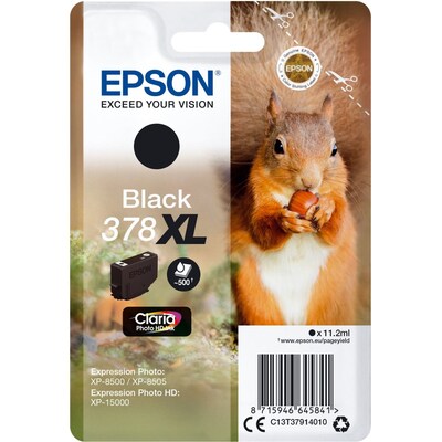 Epson C13T37914010 Druckerpatrone 378XL Schwarz ca. 500 Seiten