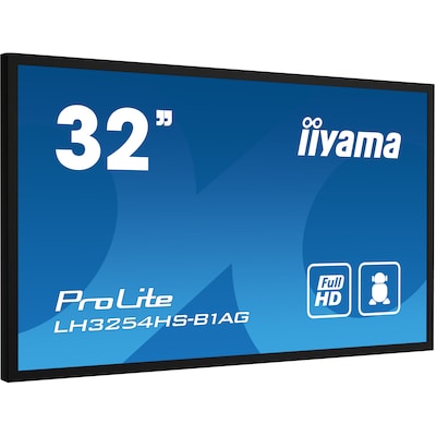 II 2 günstig Kaufen-iiyama ProLite LH3254HS-B1AG 80cm (32") FHD Digital Signage Monitor HDMI/DVI/VGA. iiyama ProLite LH3254HS-B1AG 80cm (32") FHD Digital Signage Monitor HDMI/DVI/VGA <![CDATA[• Energieeffizienzklasse: G • Größe: 80,0 cm(31,5 Zoll) 16:9, Auflös
