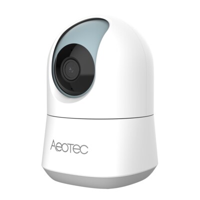 Amazon.de günstig Kaufen-Aeotec Cam 360 Überwachungskamera weiß. Aeotec Cam 360 Überwachungskamera weiß <![CDATA[• Bewegungserkennung • Integriertes Mikrofon und integrierte Lautsprecher • Per App steuerbar (Android & iOS) • Sprachassistent (Amazon Ale
