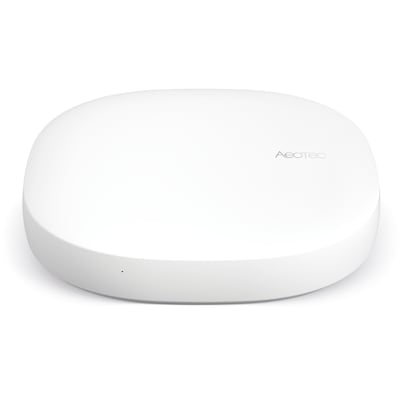 Zentrale günstig Kaufen-Aeotec Smart Home Hub, Zentrale weiß. Aeotec Smart Home Hub, Zentrale weiß <![CDATA[• Überwachung und Steuerung angeschlossener Geräte über SmartThings App • Persönliche Routinen automatisieren • Kompatibel mit Google Assistant und Ama