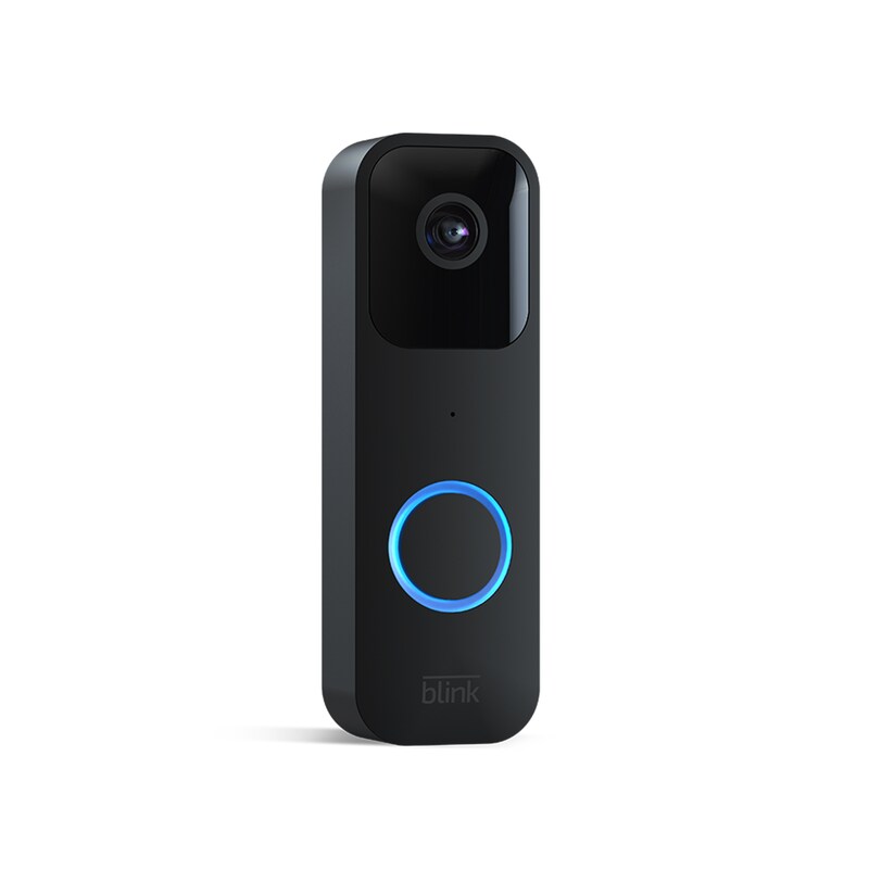 Blink Video Doorbell - Zwei-Wege-Audio, HD-Video, Bewegungssensor, schwarz