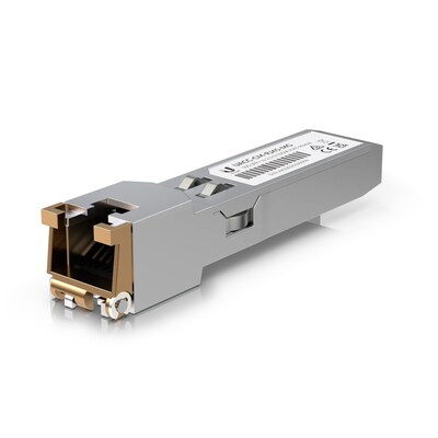 ck auf günstig Kaufen-Ubiquiti SFP zu RJ45 Transceiver Module 10G - 100m. Ubiquiti SFP zu RJ45 Transceiver Module 10G - 100m <![CDATA[• Steckertyp: SFP auf RJ45 • Unterstütze Distanz: 100m • 1GbE/2.5GbE/5GbE/10GbE Geschwindigkeiten]]>. 