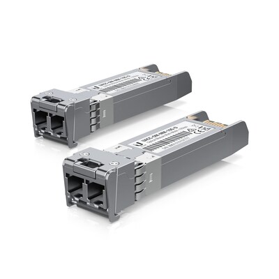 Satz Typ günstig Kaufen-Ubiquiti SFP Multimode-Duplex-Glasfaser Transceiver Module 10G - 300m. Ubiquiti SFP Multimode-Duplex-Glasfaser Transceiver Module 10G - 300m <![CDATA[• Steckertyp: Duplex LC • Unterstütze Distanz: 300m • 10 Gbit/s Durchsatz]]>. 