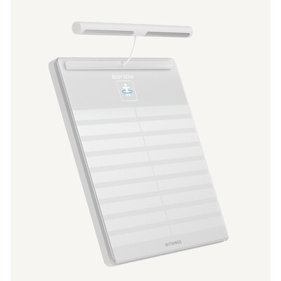 ge de günstig Kaufen-Withings Body Scan Körperwaage weiß WBS08-WHITE-ALL. Withings Body Scan Körperwaage weiß WBS08-WHITE-ALL <![CDATA[• Die erste Smart-Waage mit Herz-Kreislauf-Check • Vollständige Analyse der Körperzusammensetzung • Patentierte P