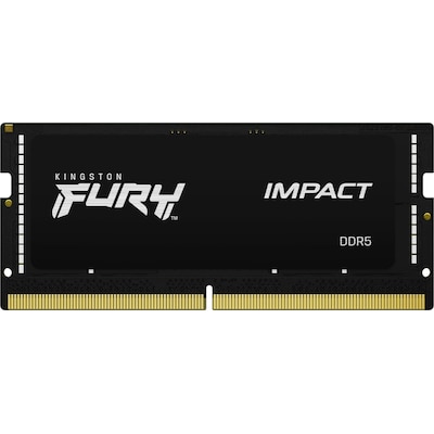 16GB  günstig Kaufen-16GB (1x16GB) KINGSTON FURY Impact DDR5-6000 CL38 RAM Gaming Notebookspeicher. 16GB (1x16GB) KINGSTON FURY Impact DDR5-6000 CL38 RAM Gaming Notebookspeicher <![CDATA[• 16 GB (RAM-Module: 1 Stück) • DDR 5-RAM 6000 MHz ECC • CAS Latency (CL) 38 • A