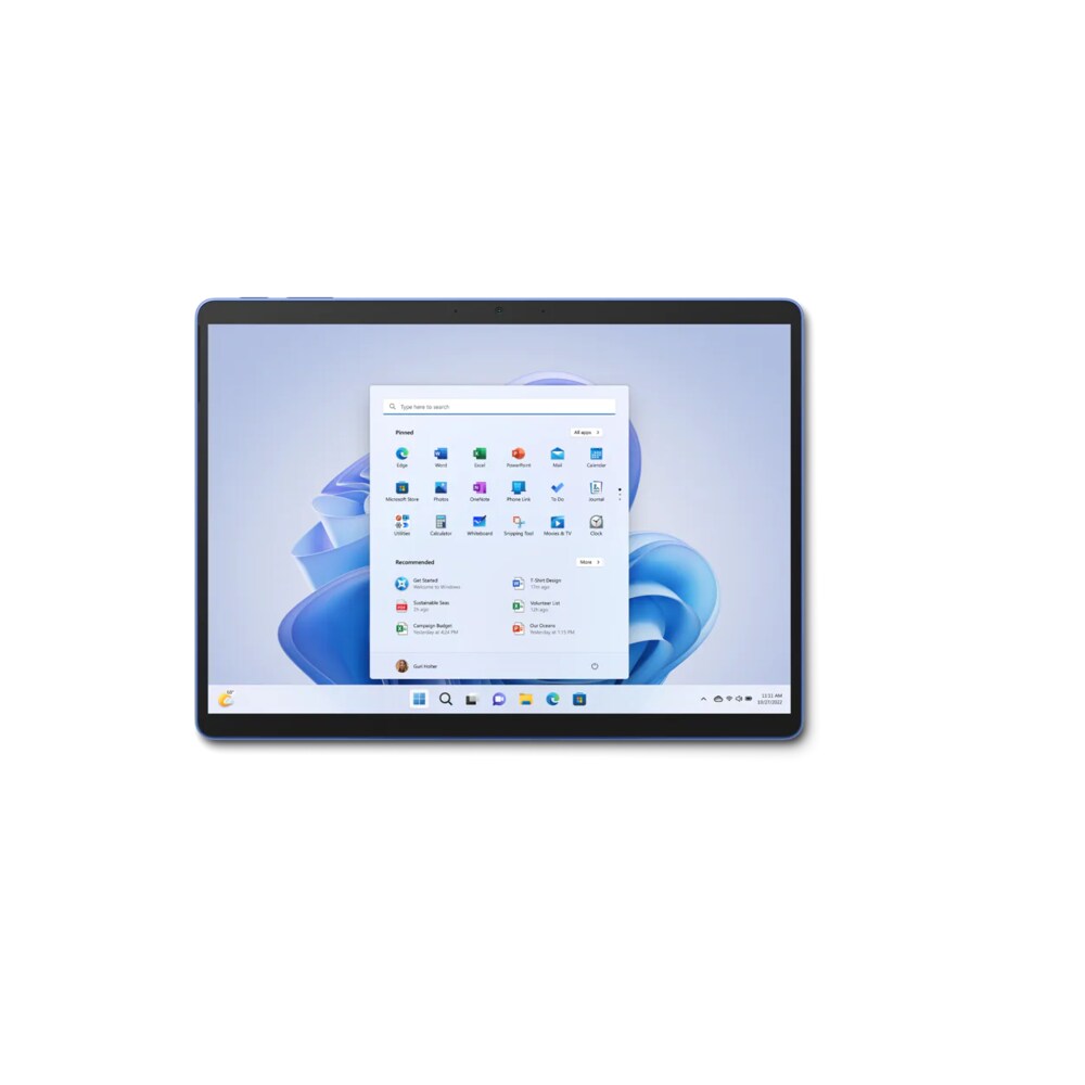Surface Pro 9 Evo QI9-00038 Saphirblau i5 16GB/256GB 13" 2in1 W11 KB FP Black