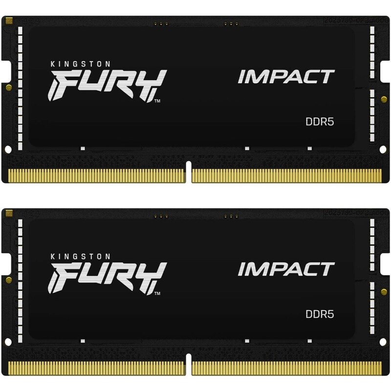 32GB (2x16GB) KINGSTON FURY Impact DDR5-6000 CL38 RAM Gaming Notebooksp. Kit