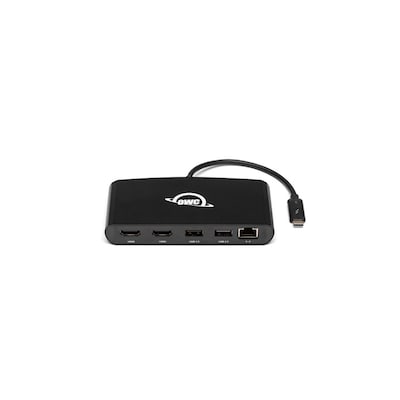 am Hund günstig Kaufen-OWC 5 Port Thunderbolt 3 min-Dock 2 x HDMI, features 2 x HDMI 4K60, USB 3, USB 2. OWC 5 Port Thunderbolt 3 min-Dock 2 x HDMI, features 2 x HDMI 4K60, USB 3, USB 2 <![CDATA[• HDCP 2.2-kompatibel für müheloses Streaming von 4K-UHD-Inhalten • Verbinden