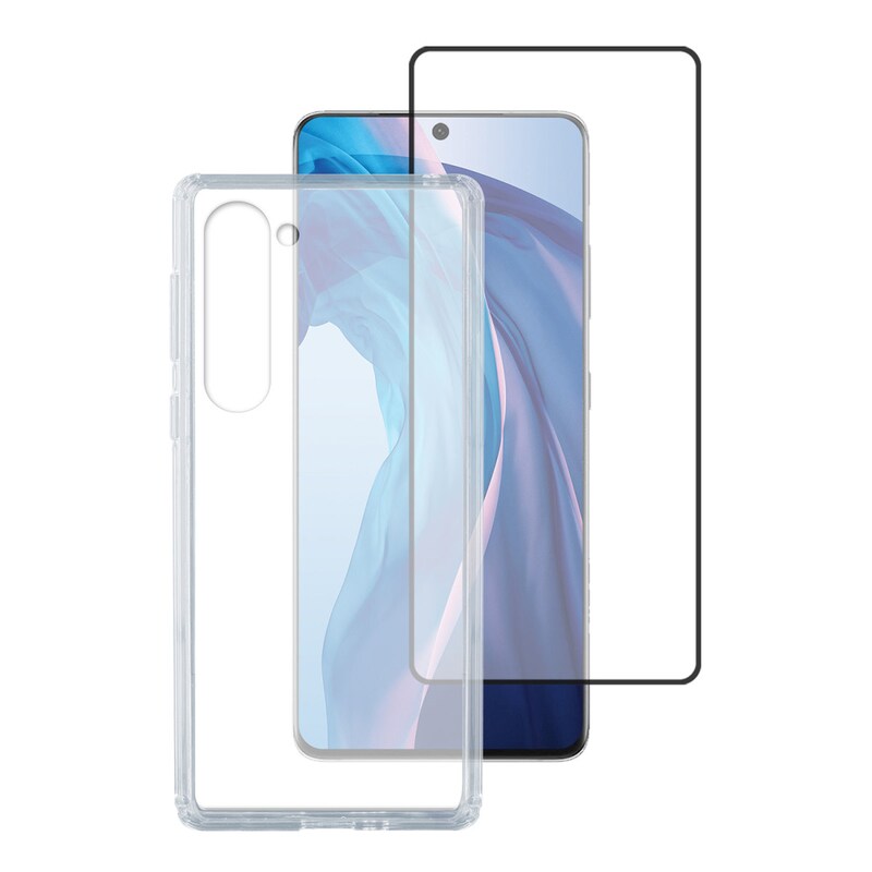 4Smarts 360° Starter Set X-Pro Glas + Case für Galaxy S23+ transparent