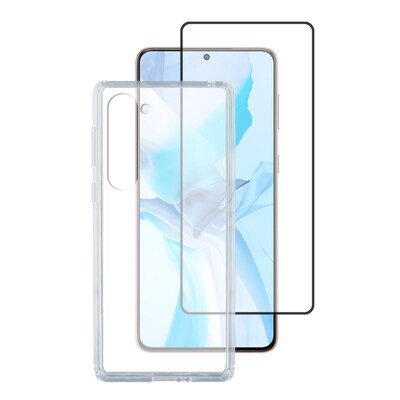 4Smarts 360° Starter Set X-Pro Glas + Case für Galaxy S23 transparent