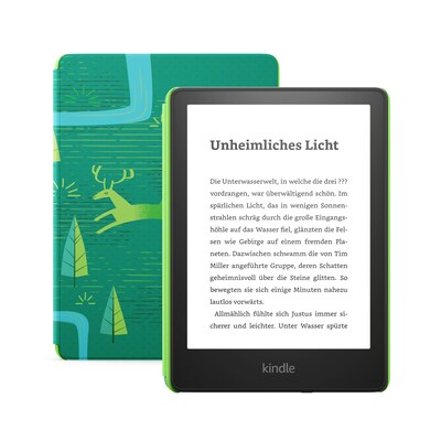 Amazon Kindle Paperwhite Kids 2023 16GB eReader wasserf Juwelenwald B09TM2S6T1