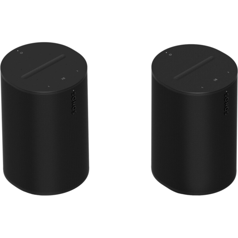 2x Sonos Era 100 Smart Speaker Sprachsteuerung / Bluetooth / AirPlay2 schwarz